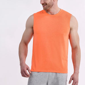 Débardeur de sport pour homme en coton et élasthanne, style musculation, respirant, grande taille, fabriqué au Pakistan - Product Image 1