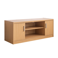 Table basse de style moderne et basique avec rangement, finition stratifiée (option PVC), meubles de salon en panneaux de particules/MDF