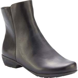 Scarpe da Donna Elsie Bootie, Comode per Camminare, in Pelle PU Nera, Taglia 10 N (A), Traspiranti con Lacci, Caviglia Alta per Autunno Inverno - Product Image 1