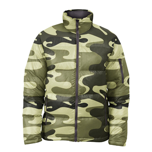 Fully Sublimated Double OEM Custom Design Men <b>Camouflage</b> Contrast Color Puffer Jacket Puffer Jackets With OEM - Product Image 3