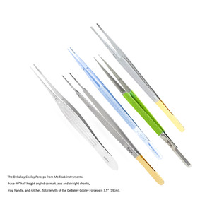 Fórceps vasculares atraumáticos DeBakey de alta calidad, instrumentos quirúrgicos de acero inoxidable de 3,5mm, Manual de dentado más amplio, certificado CE - Product Image 4