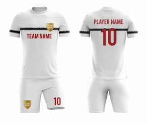 Derniers modèles d'uniformes de football personnalisés légers à manches courtes 2026 |   Maillots sublimés respirants |   Kits OEM - Product Image 5