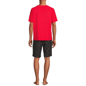 OEM logo personnalisé broderie design imprimé hommes été mode ensemble de shorts décontractés hommes sport à manches courtes hommes ensemble de shorts - Product Image 3