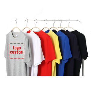 เสื้อยืดผ้าฝ้าย100% สำหรับหน้าจอพิมพ์โลโก้เสื้อยืดผ้าฝ้ายแท้ระบายอากาศ210กรัมเสื้อยืดคอกลมขนาดพิเศษสำหรับผู้ชาย - Product Image 2