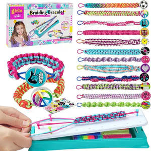 Kit de Fabricación de Pulseras de Plástico DIY para Niñas, Kit de Joyería en Caja - Product Image 1