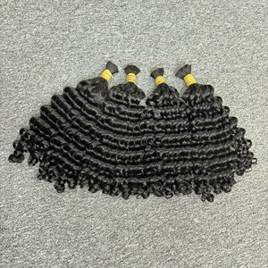 Cheveux vietnamiens crus de vague profonde vierge en vrac tressant des prolongements de cheveux humains - Product Image 5