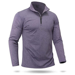 High Quality Unisex Quarter Zip up Winter Sweatshirts Polyester/Cotton Blend Fleece Smart Vintage Washed Customizable Sweatshirt - Product Image 3