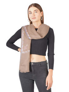 Servicio OEM/ODM, Nuevo Diseño 2024, Chal de Pashmina para Mujer con Bordado y Estampado a Mano, Estilo Étnico, Largo, de Cachemira para Invierno - Product Image 5