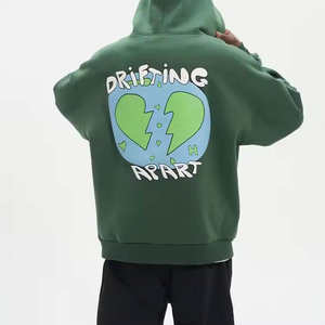 Conception personnalisée Respirant 100% Cotton Puff Printing Hoodies Plus Size Meilleure Vente Puff Printing Hoodies - Product Image 2