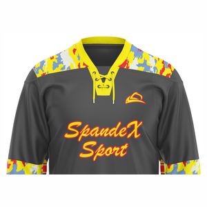 Uniformes de Hockey sobre Hielo Personalizados con el Nombre del Equipo, Impresos, Transpirables y que Absorben la Humedad - Product Image 3