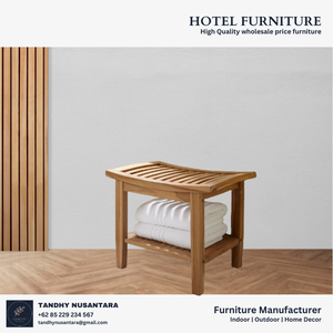 Modern Design Solid Wood Bathroom <b>Chairs</b> High Quality Design Furniture for Hotel Villa or Home - Product Image 6