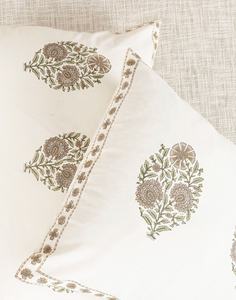 Oreiller lombaire extra long, taie d'oreiller Hand Block, taie d'oreiller personnalisée, housse de coussin grand rectangle, oreiller de lit lombaire - Product Image 2