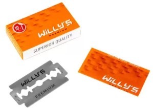 Lame de rasoir de rasage en acier inoxydable à double tranchant de haute qualité pour hommes - Product Image 2