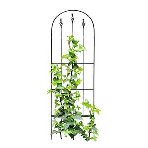 Handmade Metal Garden <b>Trellis</b> For Climbing Plants And <b>Flowers</b> In Outdoor Lawn Patio And Backyard Garden Area - Product Image 3