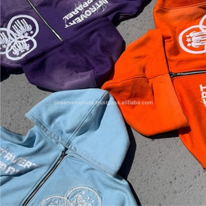 Sudaderas con capucha impresas con logotipo personalizado para hombre, chándal gráfico de felpa francesa de 100% algodón de peso pesado de talla grande para invierno DTG - Product Image 1