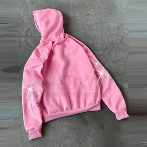 Nouveau design, logo personnalisé, sweat à capuche zippé - Léger, 100% coton, coupe classique pour l'hiver, avec couleur et taille personnalisées - Product Image 2