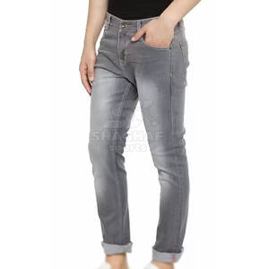 Pantalones Vaqueros para Hombre OEM, Corte Ajustado, Elásticos, Logotipo Personalizado Disponible, Venta al Por Mayor, Pantalones Lavados para Hombre - Product Image 3