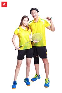 เสื้อแบดมินตันสำหรับผู้ชายและผู้หญิงเสื้อกีฬาแห้งเร็วเสื้อกีฬาฟิตเนสที่กำหนดเองสำหรับผู้ใหญ่ไฟ JP ดีไซน์ - Product Image 5