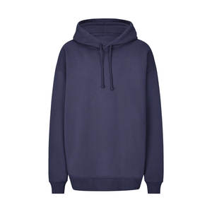 เสื้อฮู้ดผ้าฟลีซหนานุ่มสำหรับฤดูหนาว ผ้าฝ้าย 100% ทรงโอเวอร์ไซส์ ใส่ได้ทั้งชายและหญิง สกรีนโลโก้เองได้ ผ้ากำมะหยี่อย่างดี เป็นมิตรกับสิ่งแวดล้อม สีพื้นเรียบ - Product Image 2