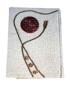 กระดาษผ้าฝ้ายรีไซเคิลทำด้วยมืออัลบั้มภาพงานแต่งงานล่าสุดสีครีมหินดวงจันทร์ - Product Image 2