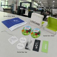 Boîtes en carton rigide écologiques personnalisées, matériaux recyclés, impression CMYK, gaufrage, laminage mat pour l'emballage de cadeaux