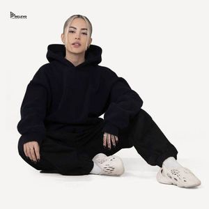 Chándales para Hombre de Alta Calidad con Logotipo Personalizado, Uso Casual, Venta al por Mayor, Chándal Holgado para Hombre, Estilo Urbano con Hombros Caídos - Product Image 5