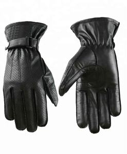 GUANTES DE CONDUCCIÓN DE DEDO COMPLETO DE CUERO MARRÓN o NEGRO Lujo Invierno Unisex Clima frío Cálido Guantes de conducción de cuero genuino - Product Image 1