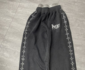 Meilleure vente en gros 2026 : Pantalon de survêtement à strass, vente chaude - Product Image 4