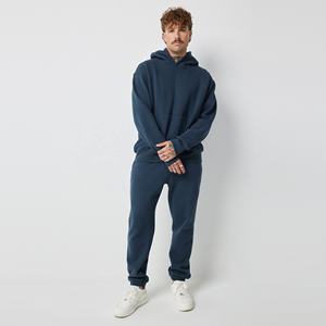 เสื้อฮู้ดโอเวอร์ไซส์ผ้าคอตตอน100% ปรับแต่งได้เสื้อสวมหัวไหล่มีลายพิมพ์โลโก้โอเวอร์ไซส์ฤดูหนาวของผู้ชาย - Product Image 5