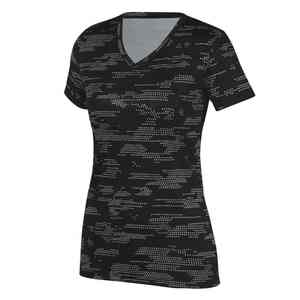 Conception de camouflage personnaliser logo imprimé nouveauté été respirant surdimensionné femmes t-shirt vêtements - Product Image 2