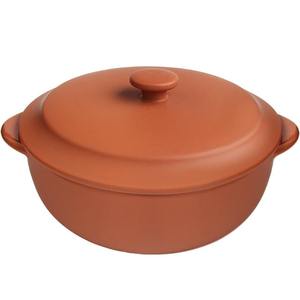 Olla de Cocina de Arcilla 100% Natural de Alta Calidad, Hecha a Mano, con Tapa Tradicional, Empaque Moderno Personalizado, Saludable y Multiusos - Product Image 1