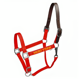 Gran oferta, equipo de Hardware niquelado para equitación de nailon ajustable de doble capa para equitación para caballo - Product Image 1