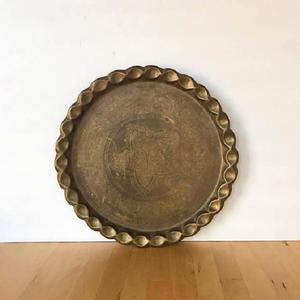 Objet artisanal en laiton pour rituels Pooja Thal, couleur laiton poli, article de luxe pour cadeaux, décorez votre mandir avec ce beau tha - Product Image 4