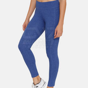 Mallas de yoga con cintura elástica y estampado personalizado, mallas de yoga con cintura elástica para mujer, mallas de yoga con cintura elástica para gimnasio - Product Image 2