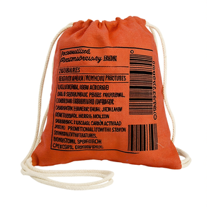 Personalized Sport <b>Drawstring</b> <b>Backpack</b> Promotional Jute Gadgets Customizable with Specific Features - Product Image 3