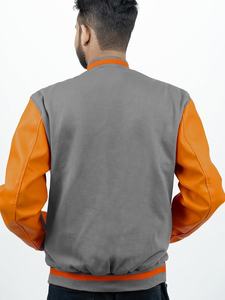 Parches de chenilla personalizados Letterman College Chaqueta universitaria de lana para hombre Forro acolchado Bomber de béisbol de invierno con característica a prueba de viento - Product Image 6