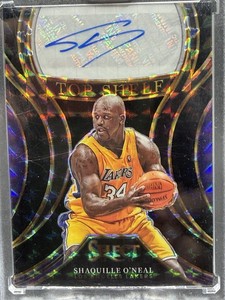 Panini Select 2023 # Tss-One Shaquille O'neal Top Shelf Black Prizm Auto 1/1 - Product Image 4
