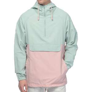 Chaqueta Cortavientos con Cuello Redondo, Unisex, Impermeable, Transpirable, de Secado Rápido, con Forro Antibacterial de Bambú y Logotipo Frontal - Product Image 1