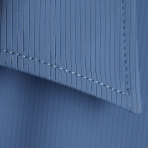 เสื้อเชิ้ตเทคโนผู้ชายทรงโอเวอร์ไซส์ สีฟ้าอ่อน สำหรับขายส่ง - Product Image 5