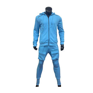 Ropa deportiva de gimnasio de algodón 100% de talla grande personalizada para hombre, chándal deportivo de invierno de gran tamaño, transpirable, para correr - Product Image 3