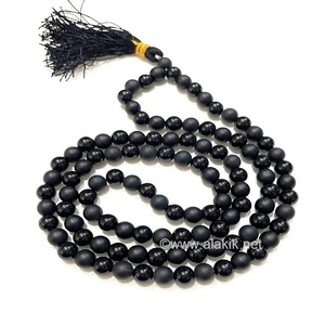 ซัพพลายเออร์ขายส่งของทองแดง Shungite Jap Mala 8มิลลิเมตรหินมาลาลูกปัดสำหรับเรกิและ Chakra บำบัด - Product Image 3