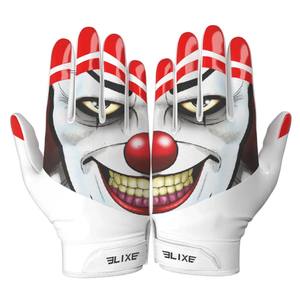 Profesional de diseño personalizado guantes de fútbol americano transpirable Spandex Rugby receptor equipo - Product Image 4