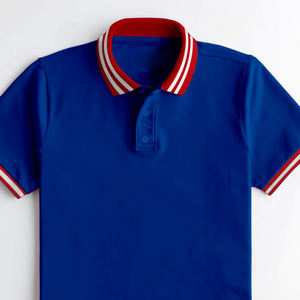 Camisa de algodón 100% de alta calidad para hombre, estampados de manga corta de gran tamaño, venta al por mayor, camisa de manga corta de algodón 100% POLO profesional de alta calidad - Product Image 5