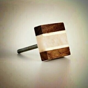 Poignées de tiroir décoratives en bois de pin et résine écologiques, durables et de haute qualité, lavage à la main uniquement, meubles de maison et de bureau - Product Image 5