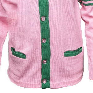 Nouveau B2B personnalisé Vintage Alpha | Kappa | Alpha Cardigan pull | 100% laine Aka Patch Cardigan pour les collectionneurs - Product Image 5