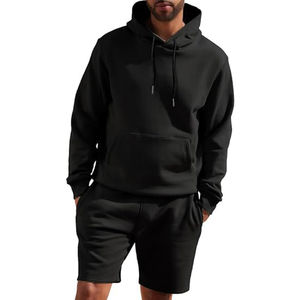 Costume de sport pour hommes avec logo personnalisé ensemble de 2 pièces de shorts et t-shirts imprimés ensemble de shorts deux pièces de sublimation d'été de grande taille - Product Image 2