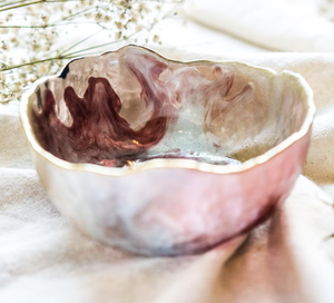 Bol de service en résine pour la cuisine pour la table à manger de fête de mariage Bol en résine époxy pour la cuisine à la maison et la table - Product Image 4