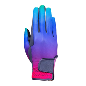 Guantes de equitación con logotipo personalizado OEM al por mayor, malla ecuestre transpirable y ligeros - Product Image 4