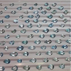 355 pcs Naturel Aigue-Marine 7mm à 14mm Ovale Poire marquise Facette 270 cts Lot Bleu Iroc Ventes Qualité Gemstone Cut US $270 pour Tous - Product Image 2