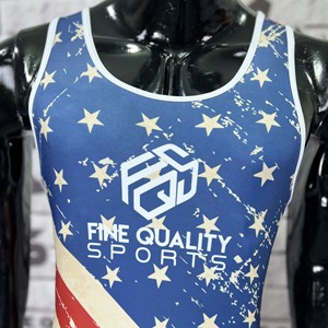 États-Unis Vente en gros Singlet de lutte Imprimé par sublimation numérique Singlet de lutte FQS Custom Wrestling Wears & Gear Manufacturer - Product Image 5